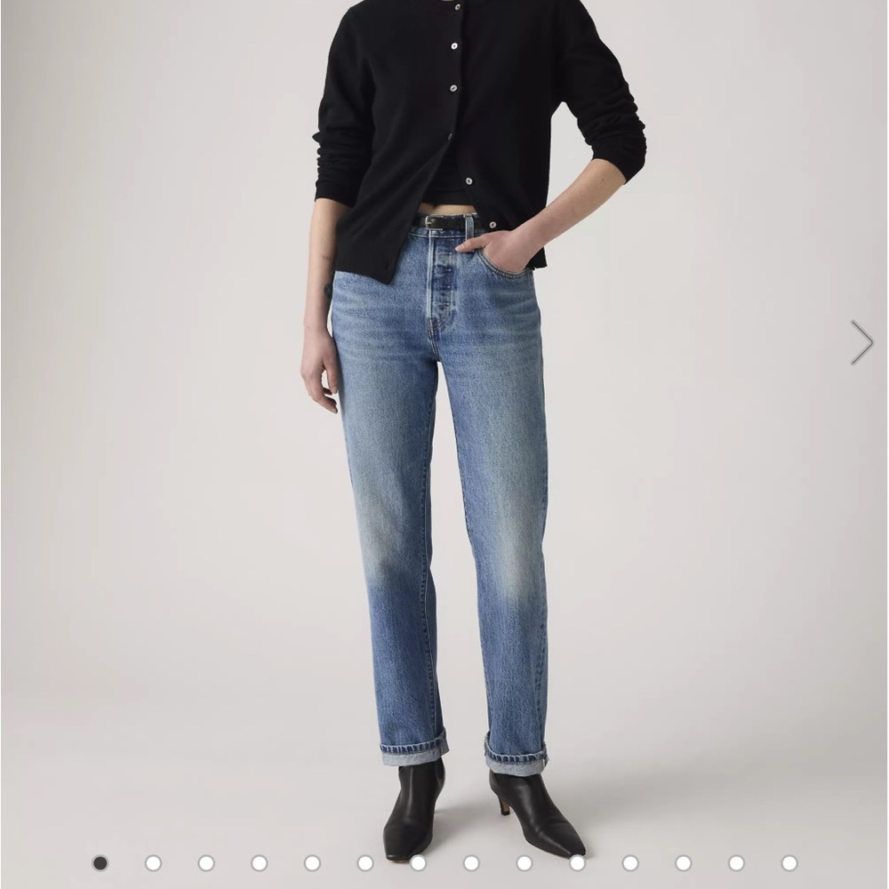 Levi’s 501® ORIGINAL SELVEDGE WOMEN'S JEANS size 28 x26L - Picture 10 of 10